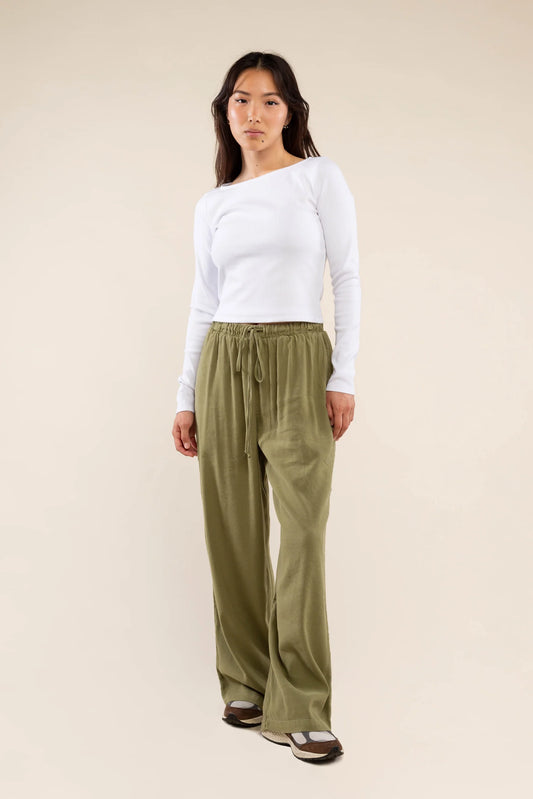 Meridian Tencel Pants | Moss