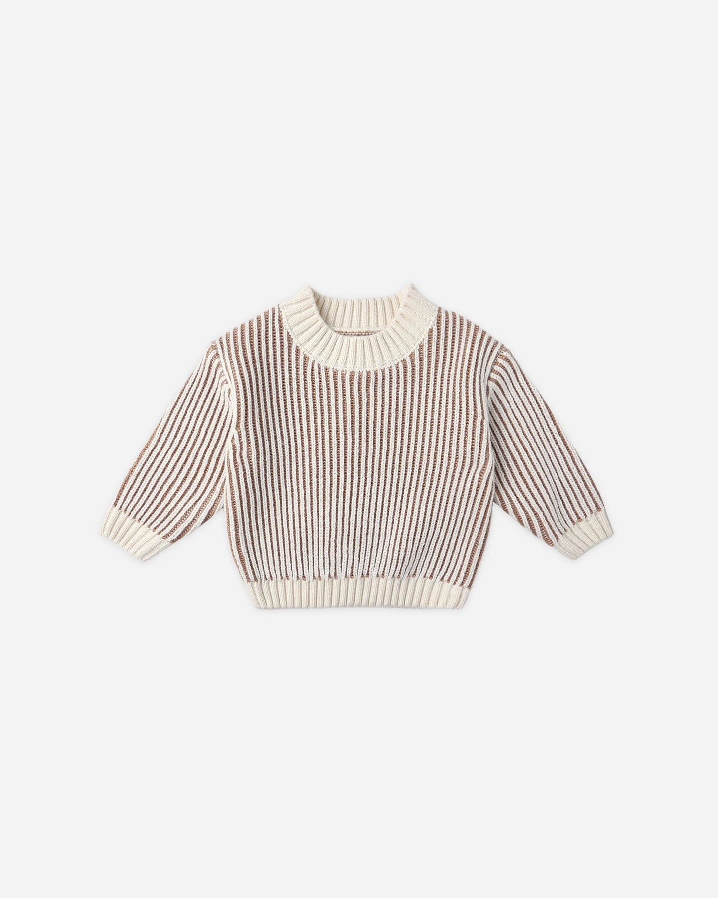 RELAXED KNIT SWEATER || GOLD