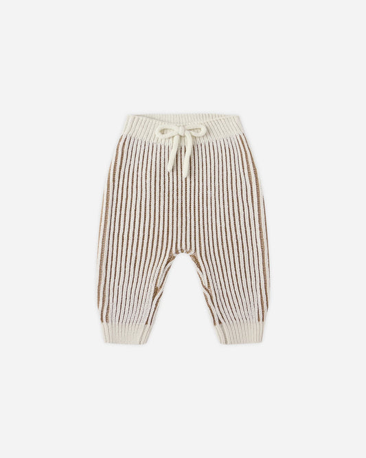 CHUNKY KNIT PANT || GOLD