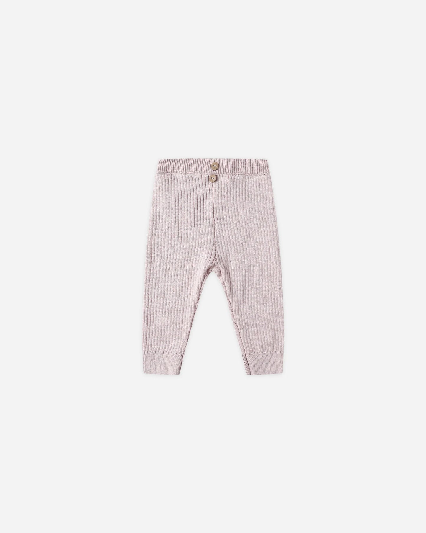 RIB KNIT LEGGING || LILAC