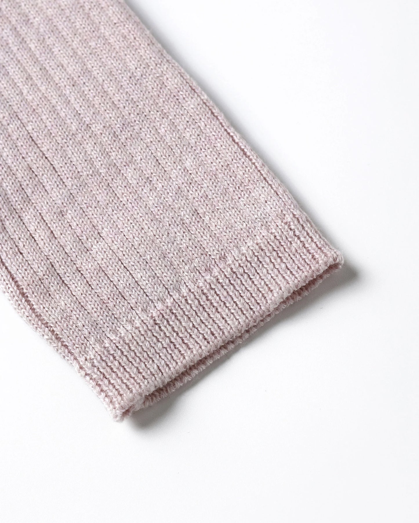 RIB KNIT PEPLUM TOP || LILAC