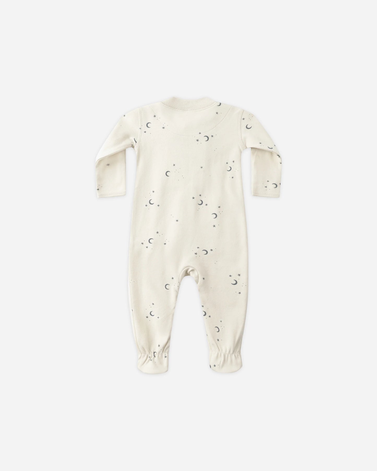 ZIP LONG SLEEVE SLEEPER FOOTIE || MOONS
