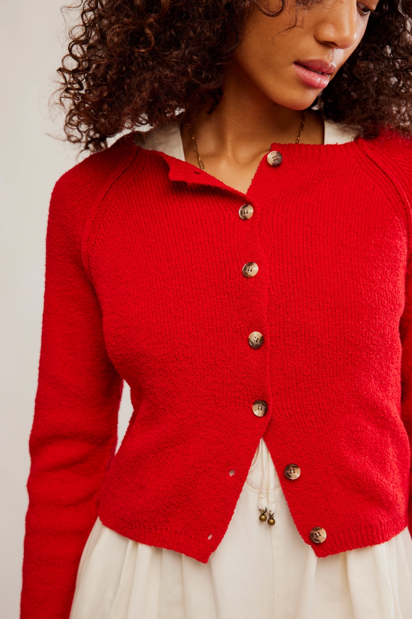 Sydney Shrunken Cardi (Atlas Red)