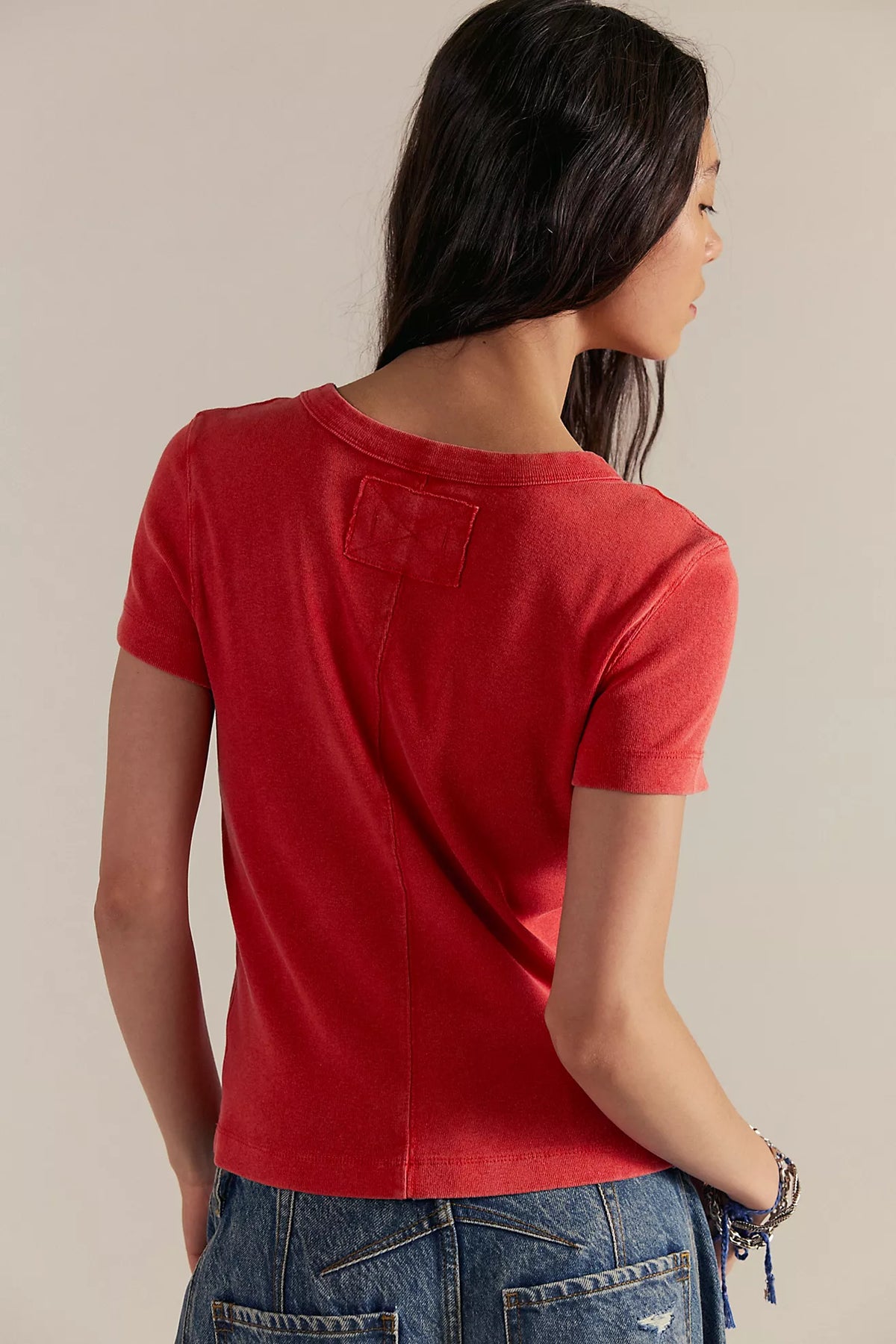Fiery Red We The Free Atlas Crew Tee
