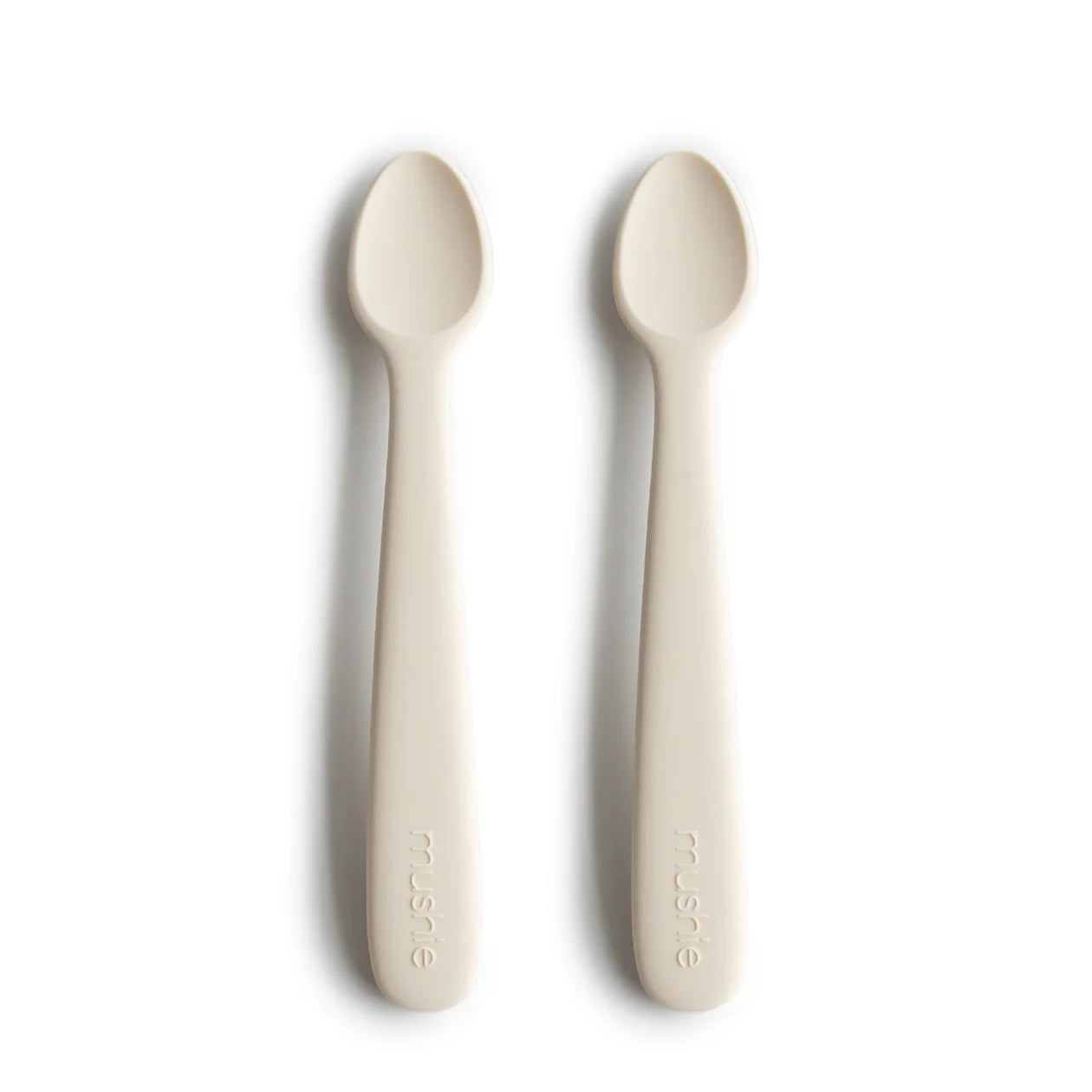 Silicone Feeding Spoons - Ivory