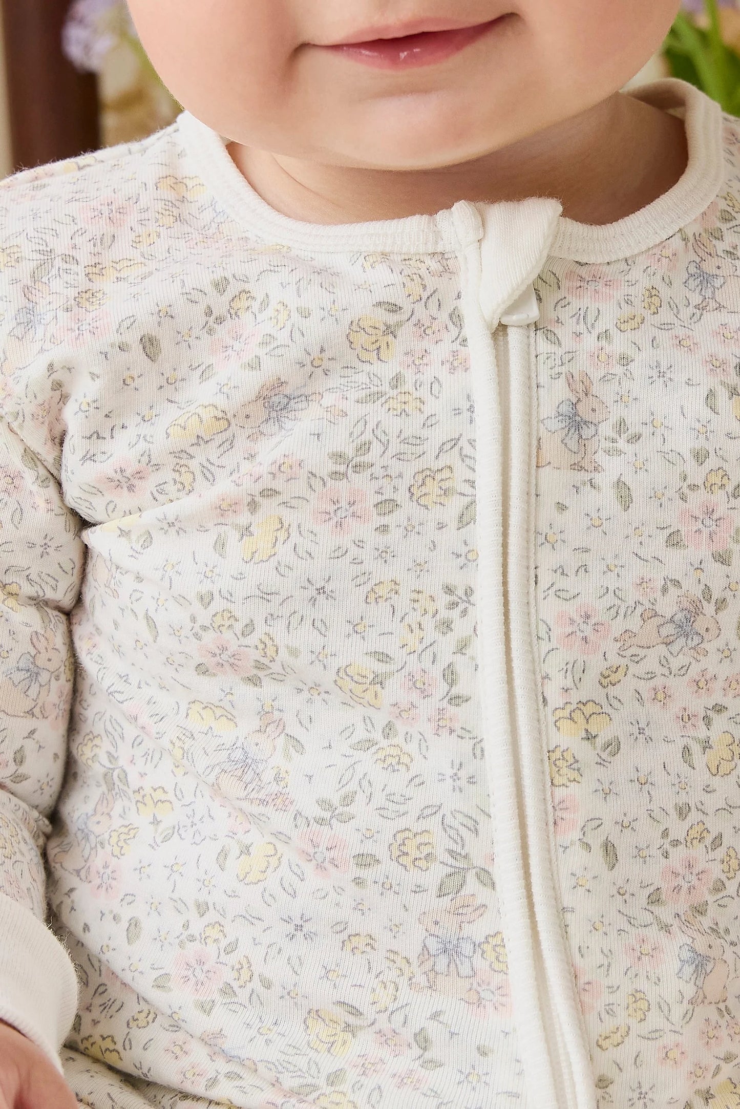 Organic Cotton Jude Onepiece-Cottage Garden