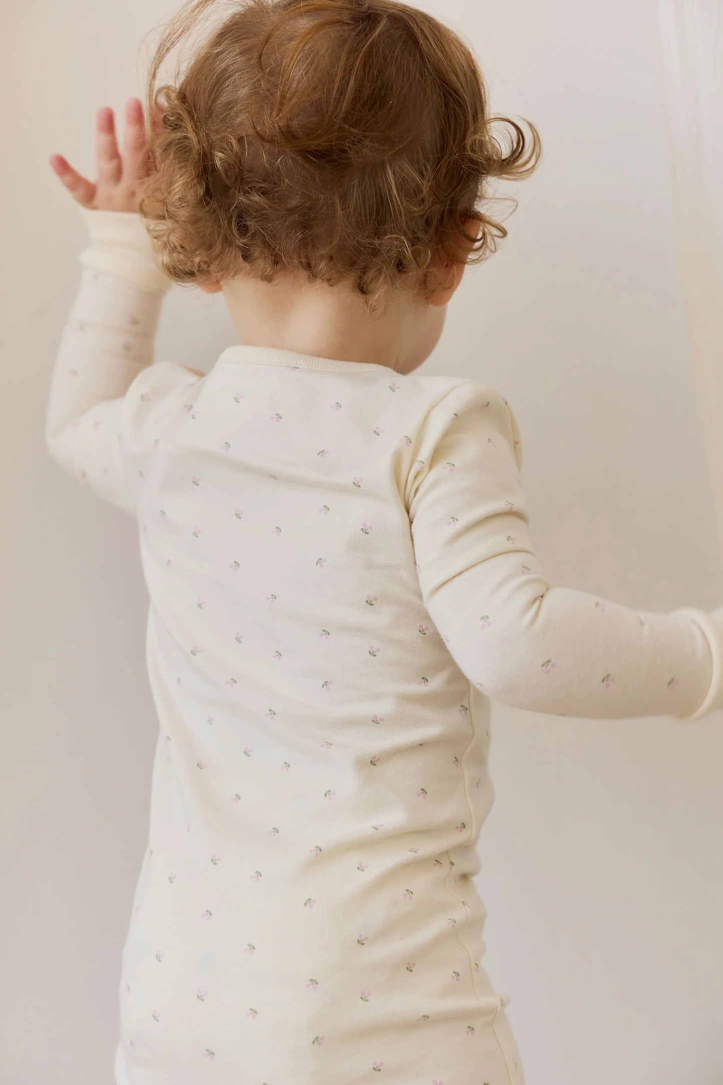 Organic Cotton Jude Onepiece - Ditsy Cherries