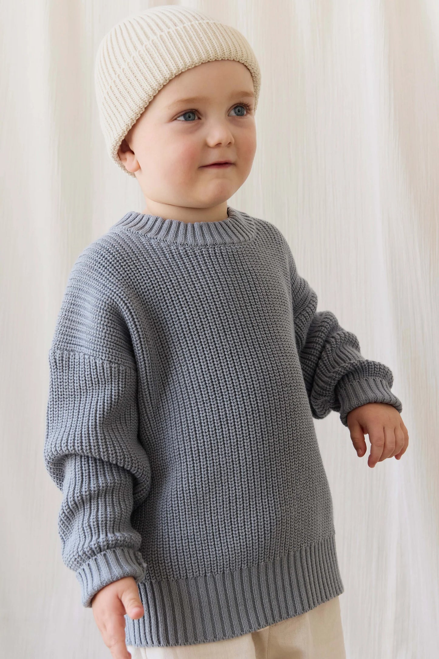 Johan Knit Jumper-Dawn