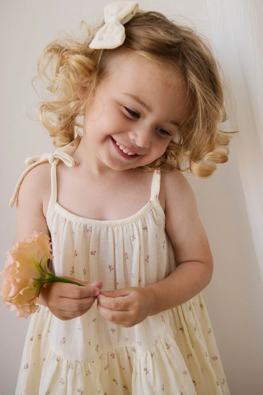 Organic Cotton Muslin Winnie Dress - Willow Rose