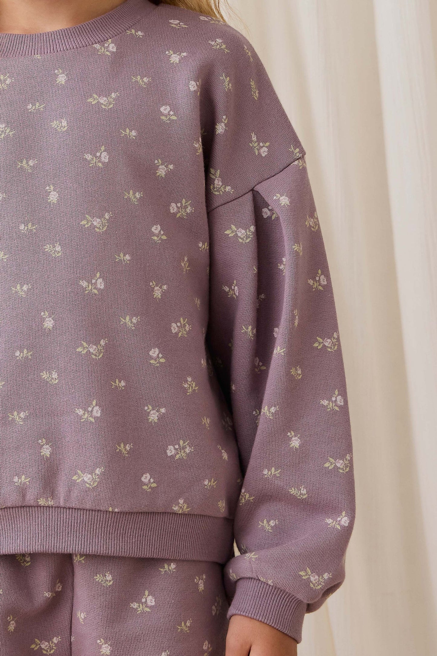 Organic Cotton Elara Sweatshirt - Isla Plum