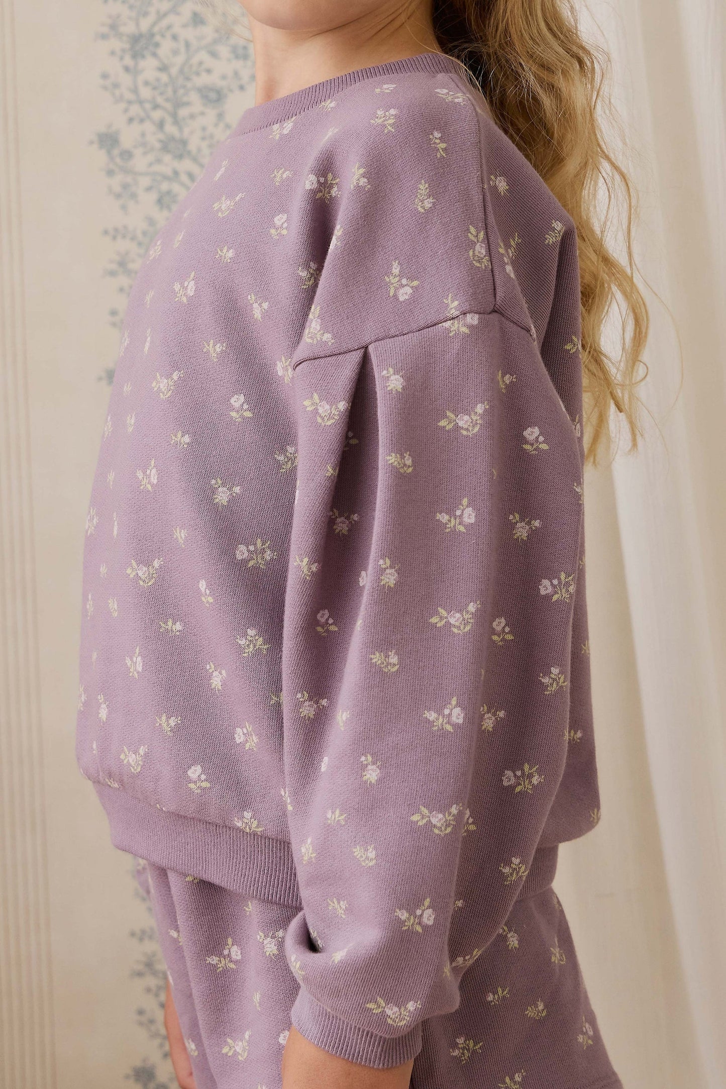 Organic Cotton Elara Sweatshirt - Isla Plum