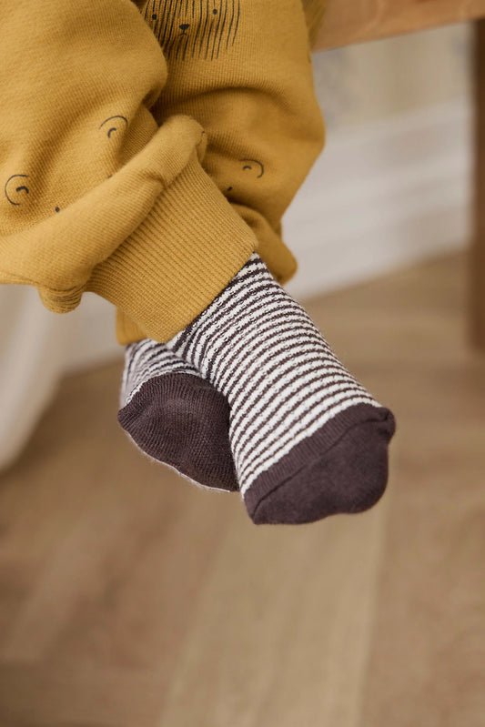 Oliver Socks - Petite Stripe Raku/Cloud