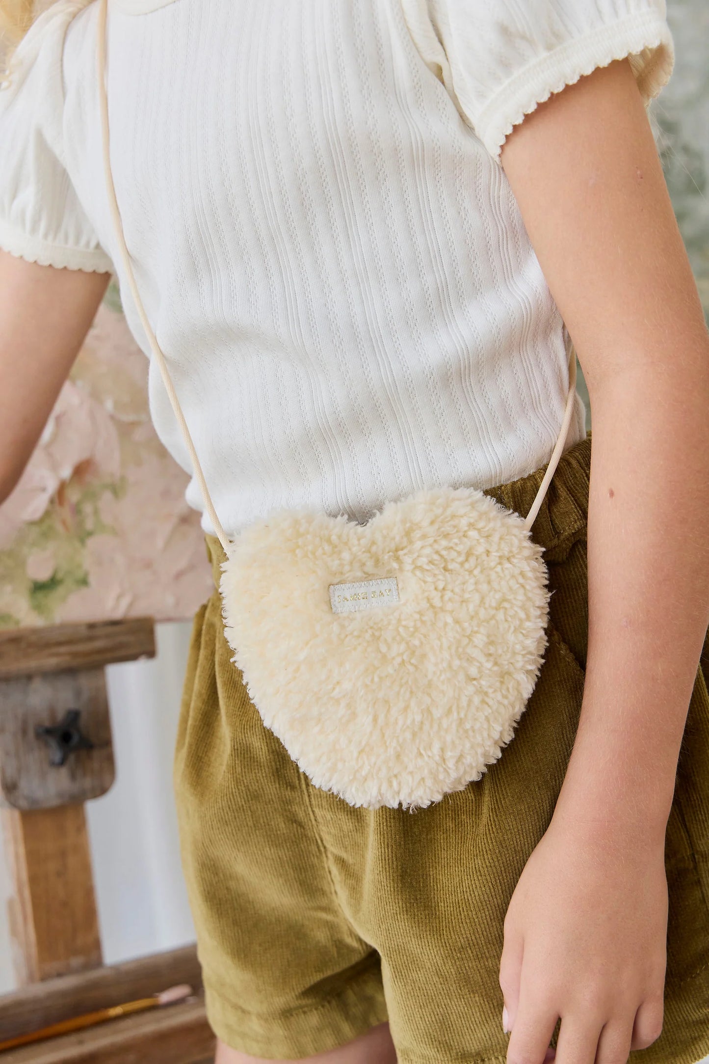 Organic Cotton Pointelle Rhea Top - Parchment