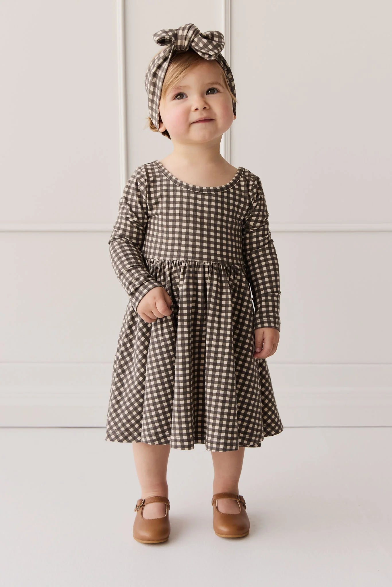 Organic Cotton Dress | Mini GIngham