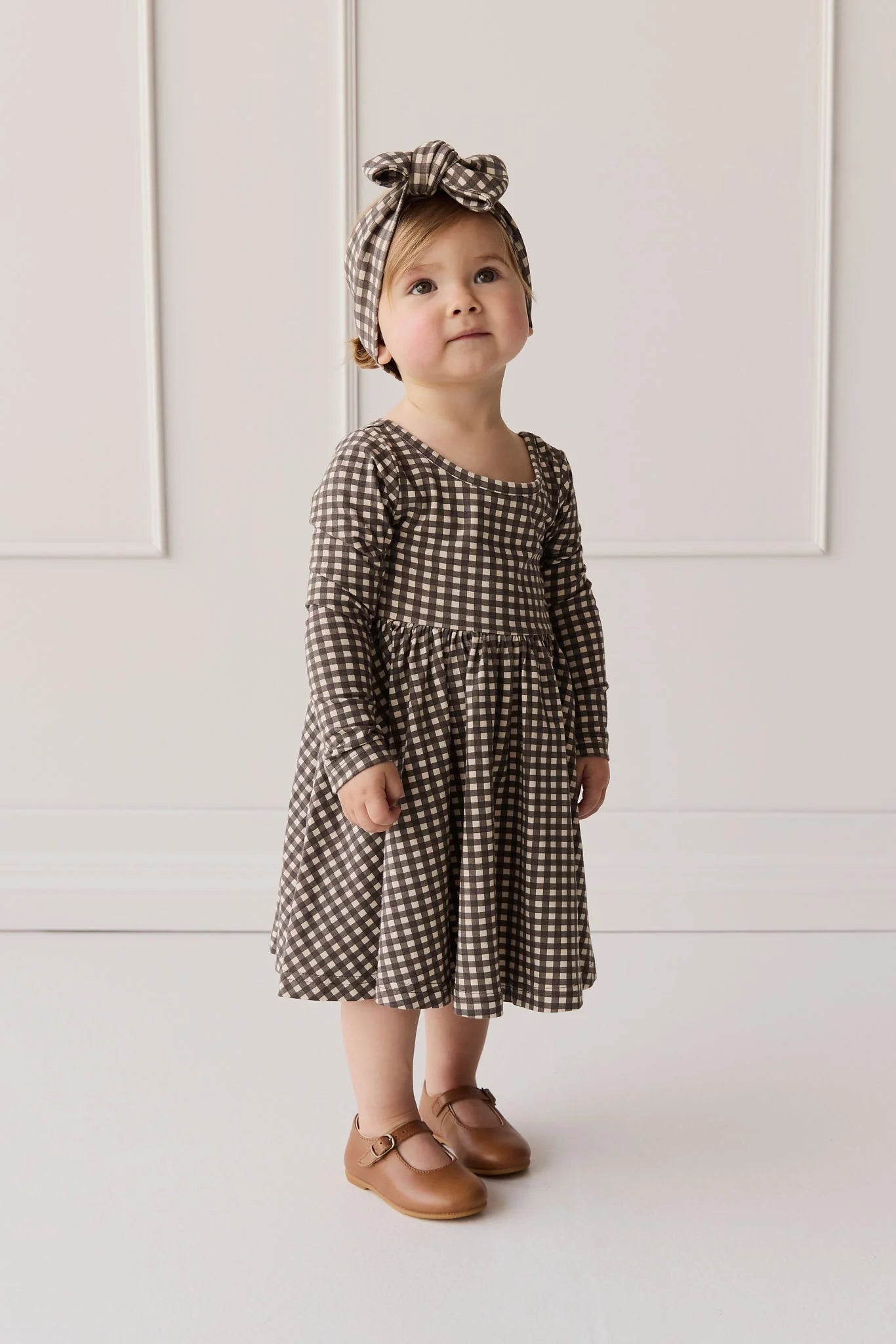 Organic Cotton Dress | Mini GIngham