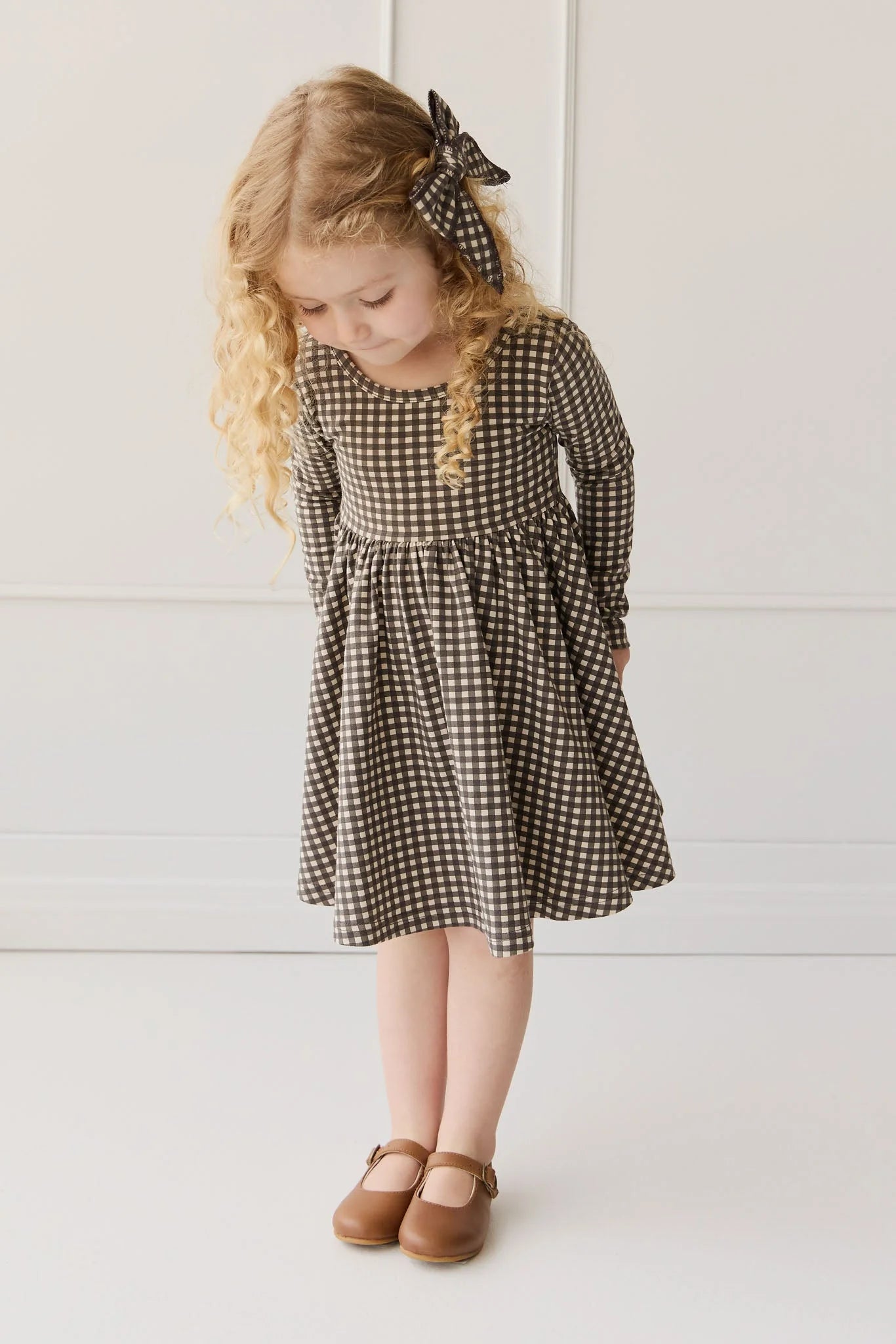 Organic Cotton Dress | Mini GIngham