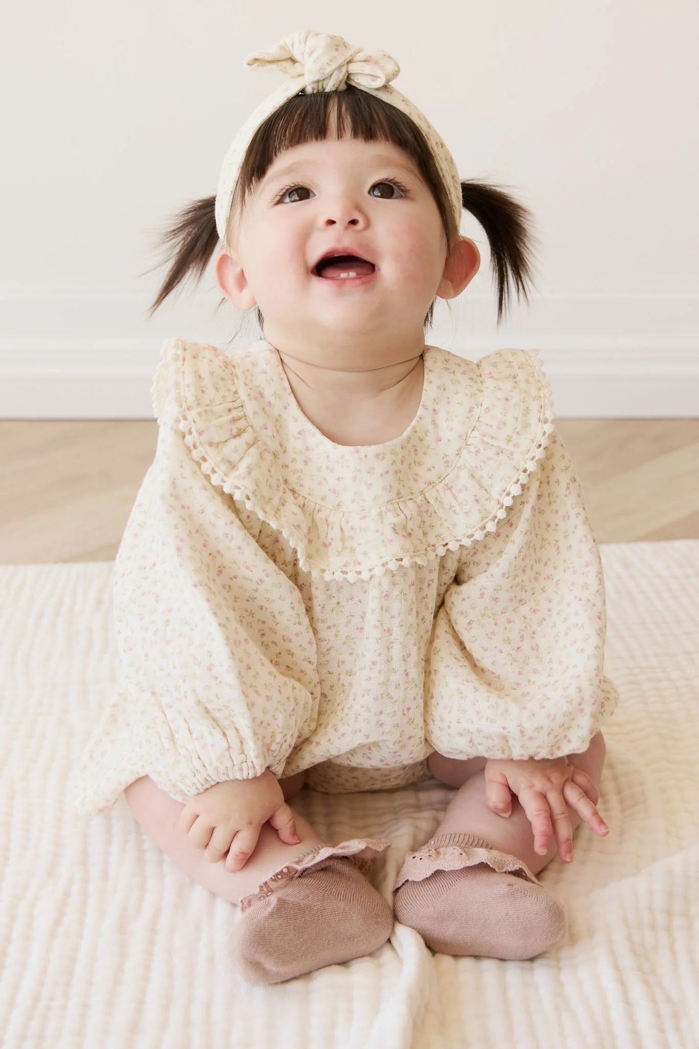 Organic Cotton Muslin Cleo Blouse - Pippa Pink