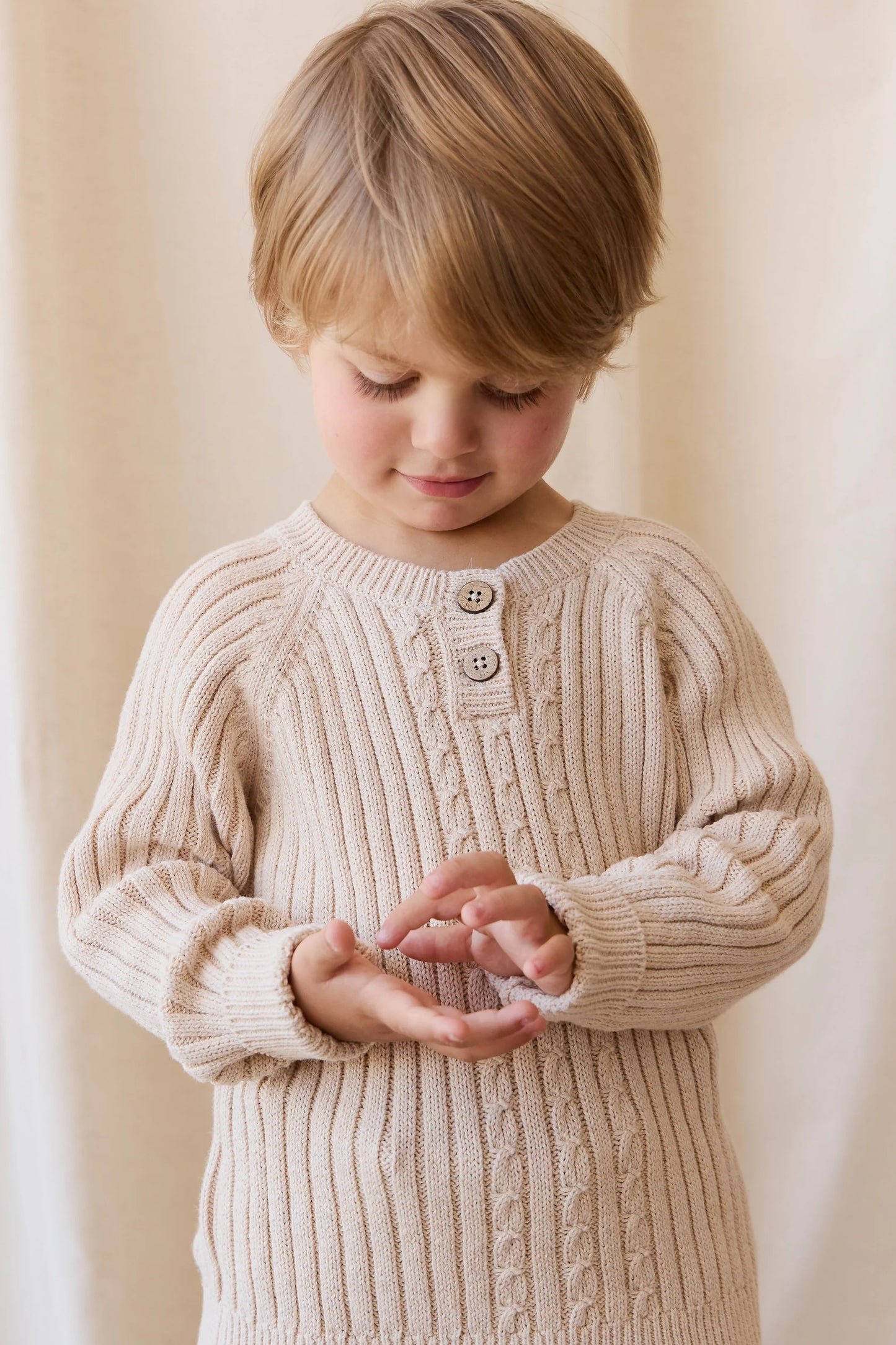 Nathaniel Jumper - Oatmeal Marle