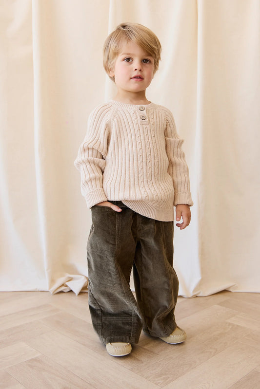 Nathaniel Jumper - Oatmeal Marle