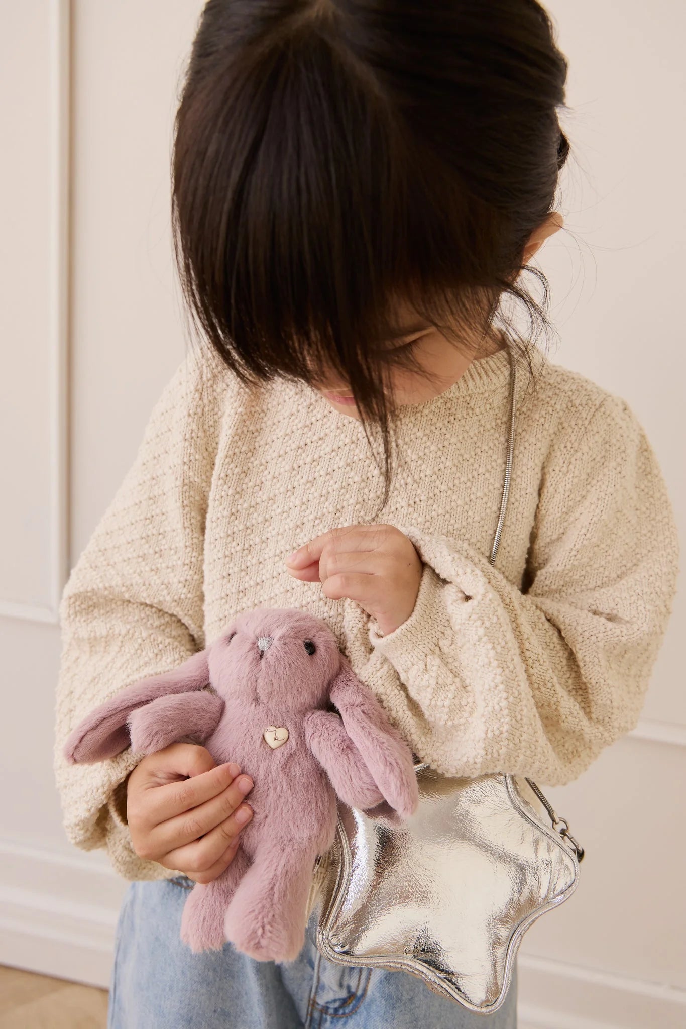 Snuggle Bunnies - Penelope Keyring - Periwinkle