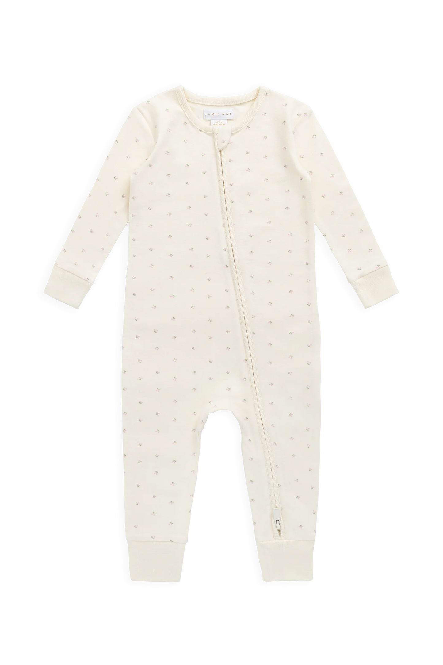 Organic Cotton Jude Onepiece - Ditsy Cherries