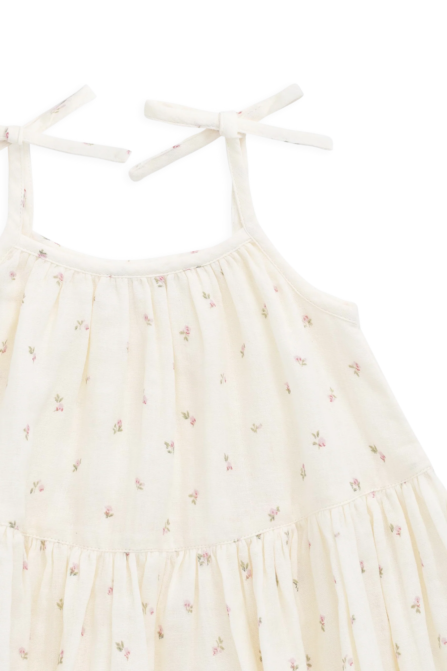 Organic Cotton Muslin Winnie Dress - Willow Rose