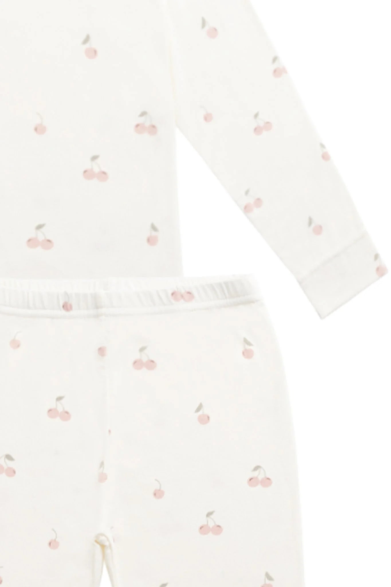 Bamboo Long Sleeve Pajama Set | Cherries