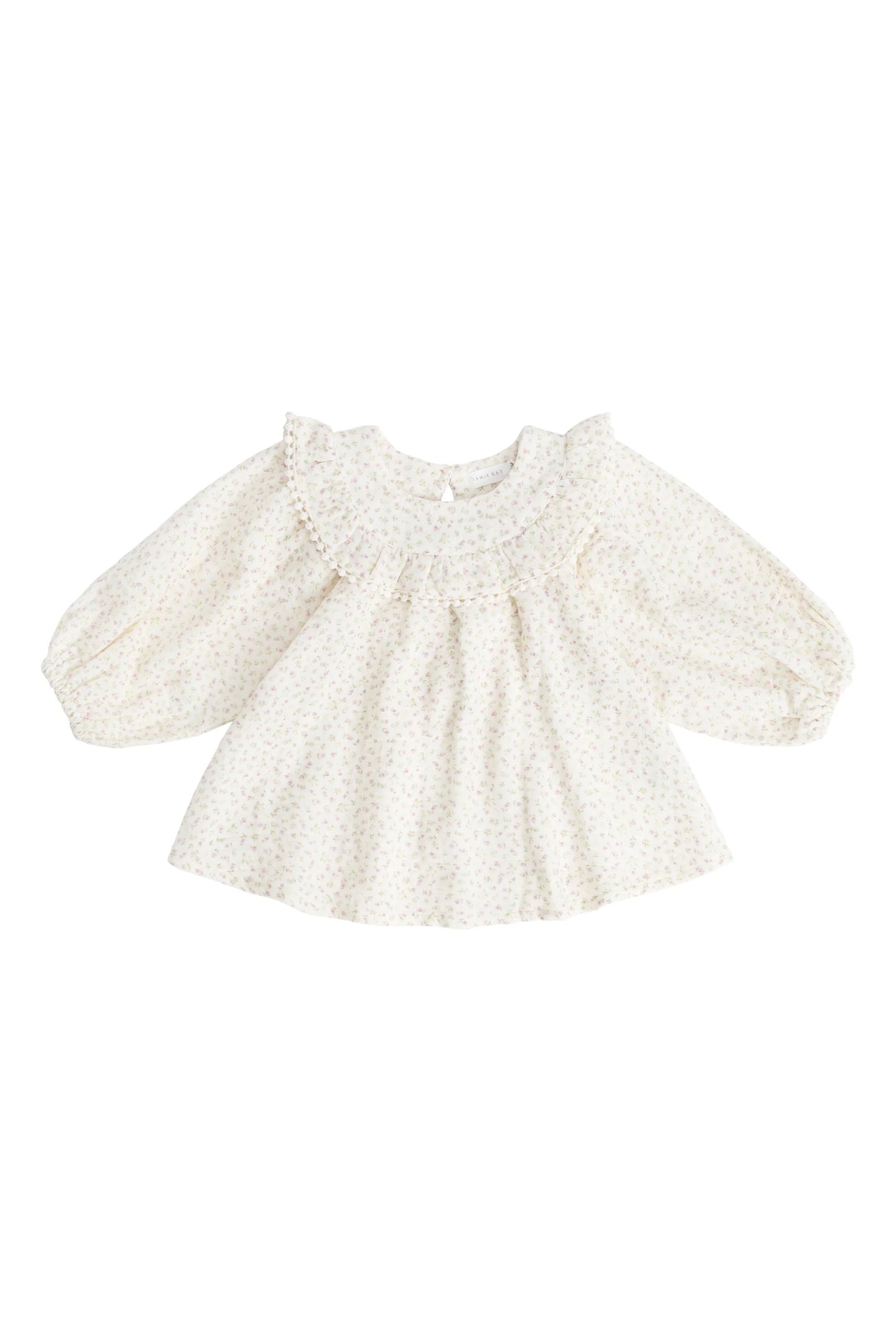 Organic Cotton Muslin Cleo Blouse - Pippa Pink