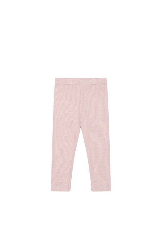 Organic Cotton Everyday Legging (Chalk Marle)