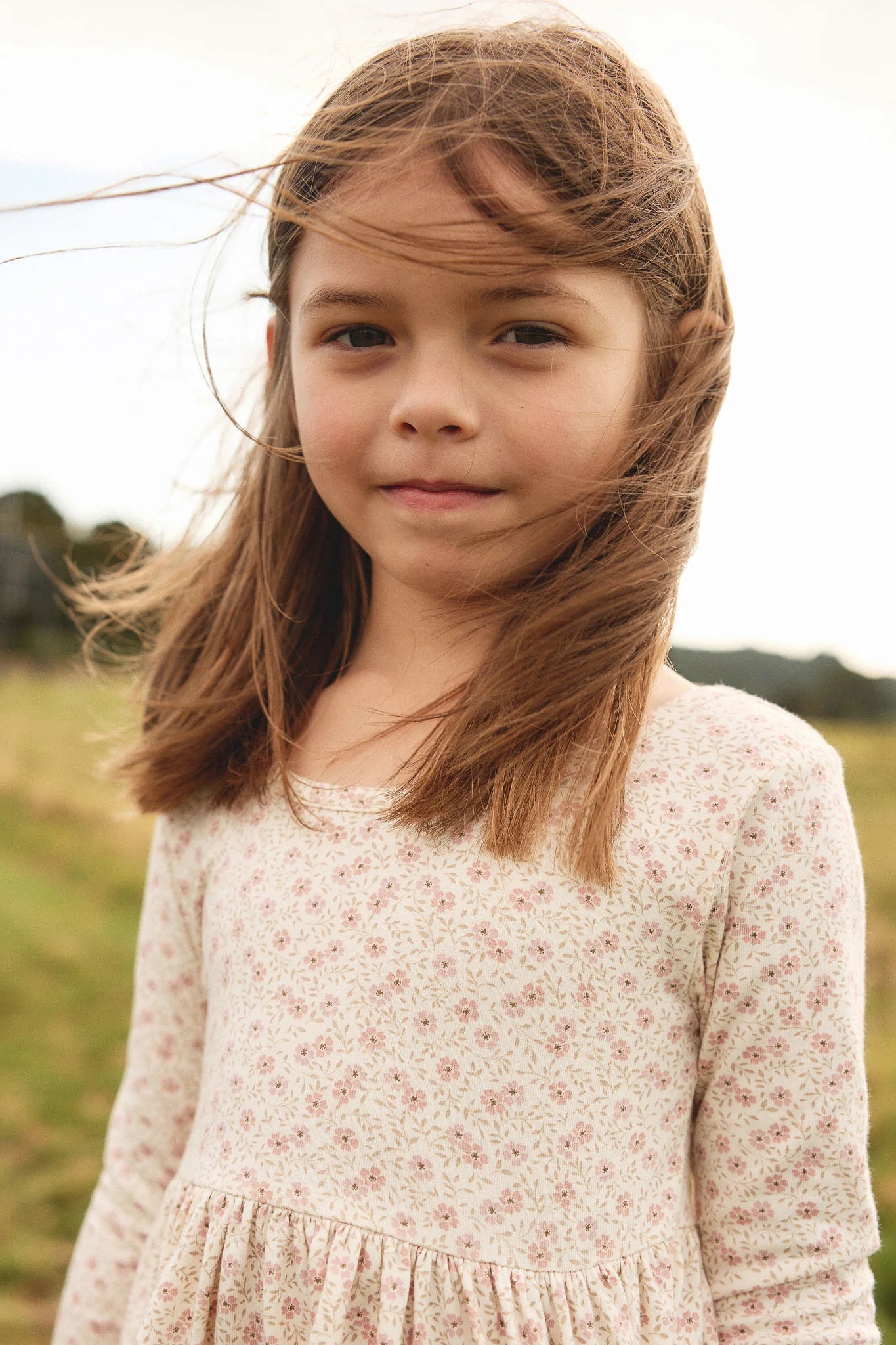 Organic Cotton Dress | Pink Floral