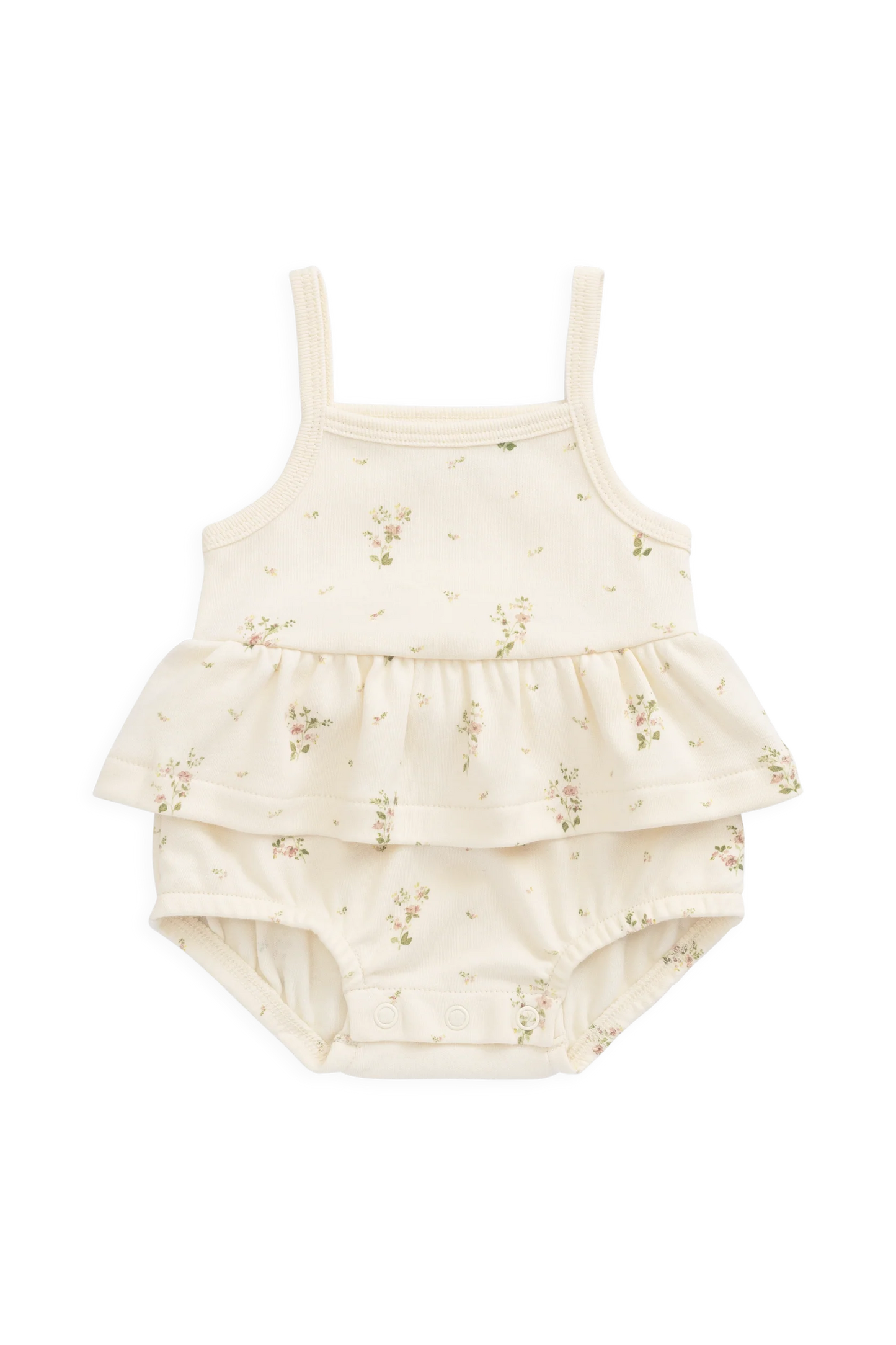 Organic Cotton Astra Playsuit - Josepha Egret Small
