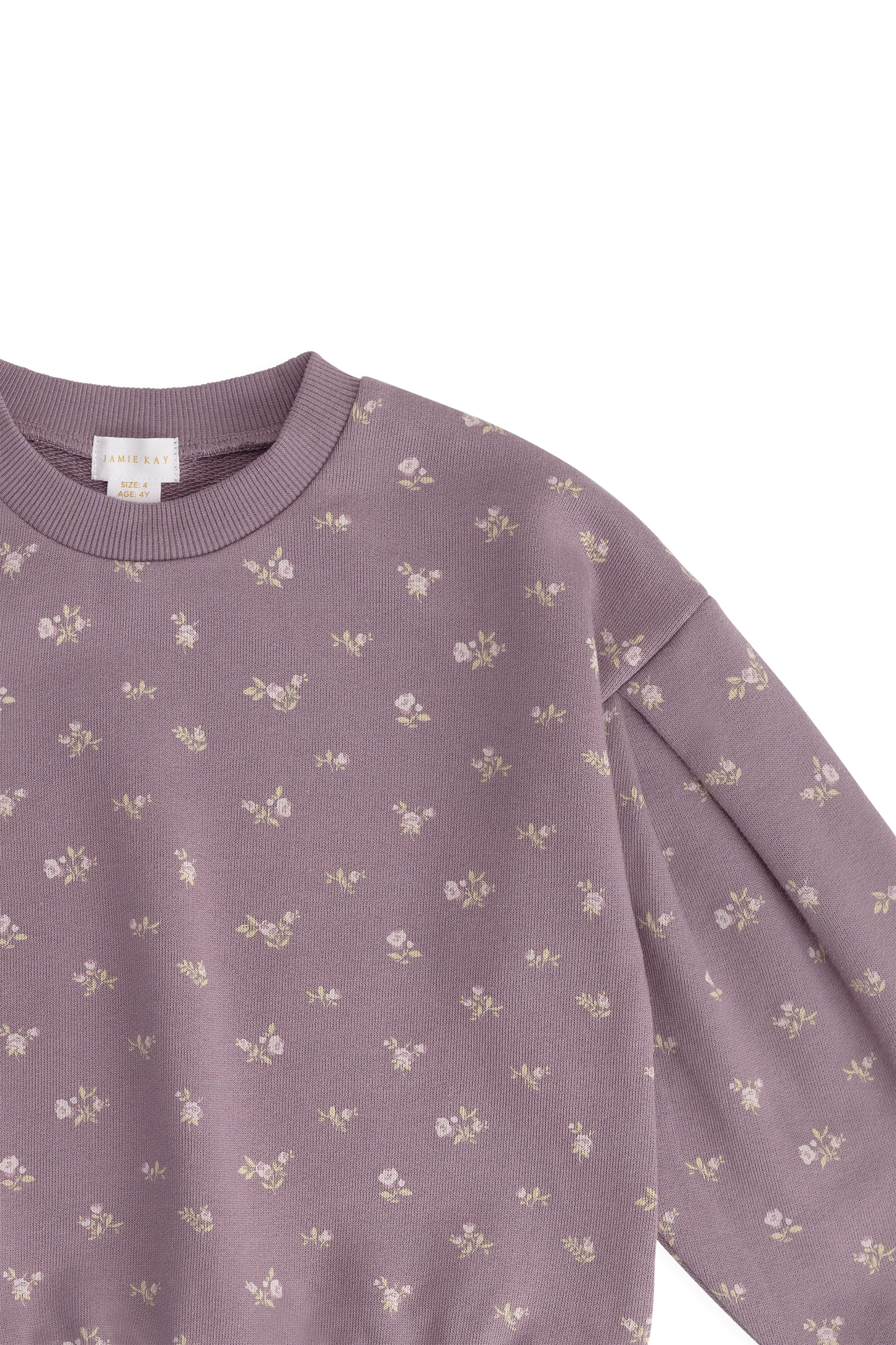 Organic Cotton Elara Sweatshirt - Isla Plum