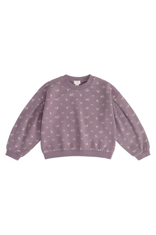 Organic Cotton Elara Sweatshirt - Isla Plum