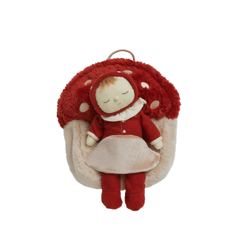 Hopalong Mushroom Backpack Red