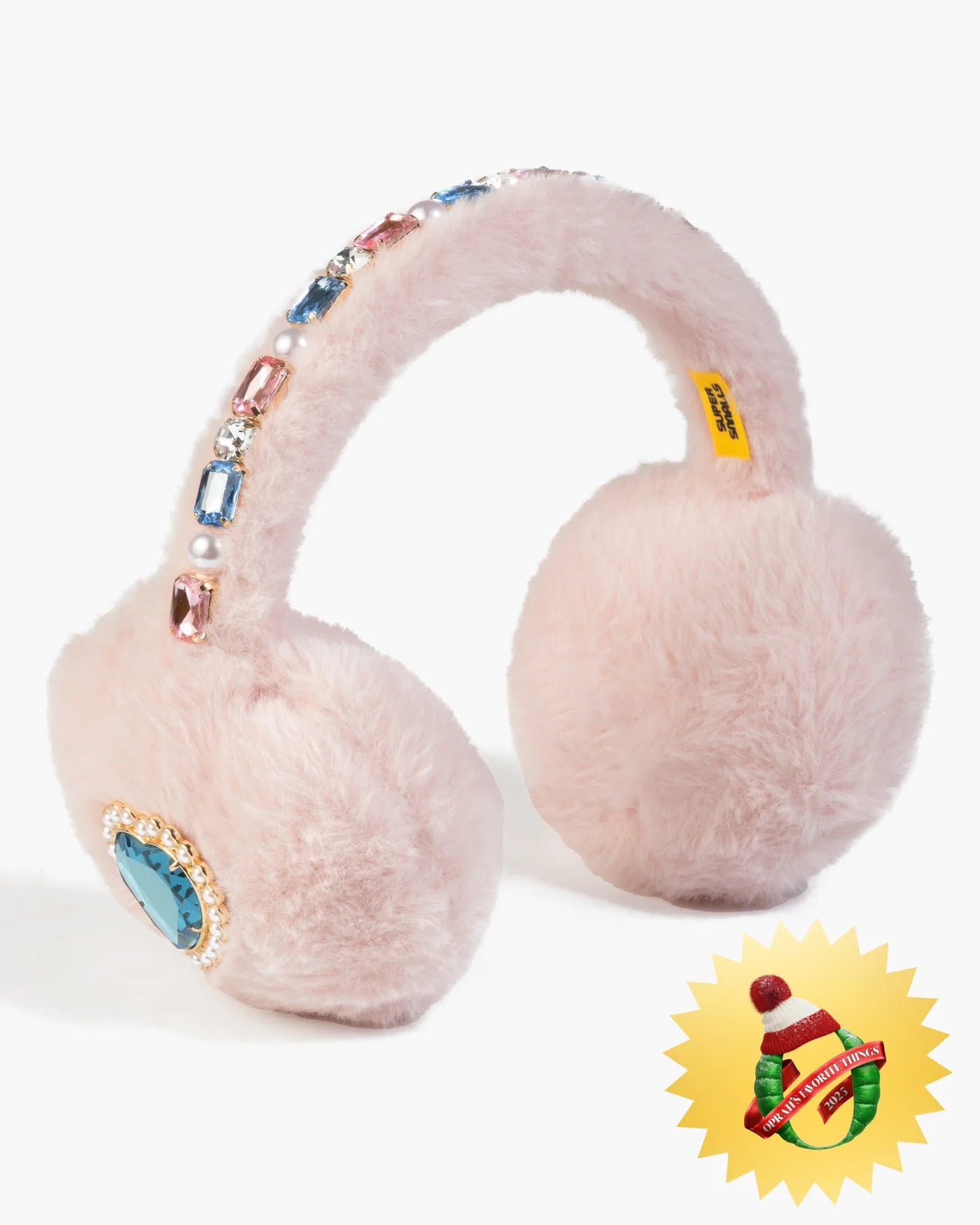 Cotton Candy Jeweled Earmuffs