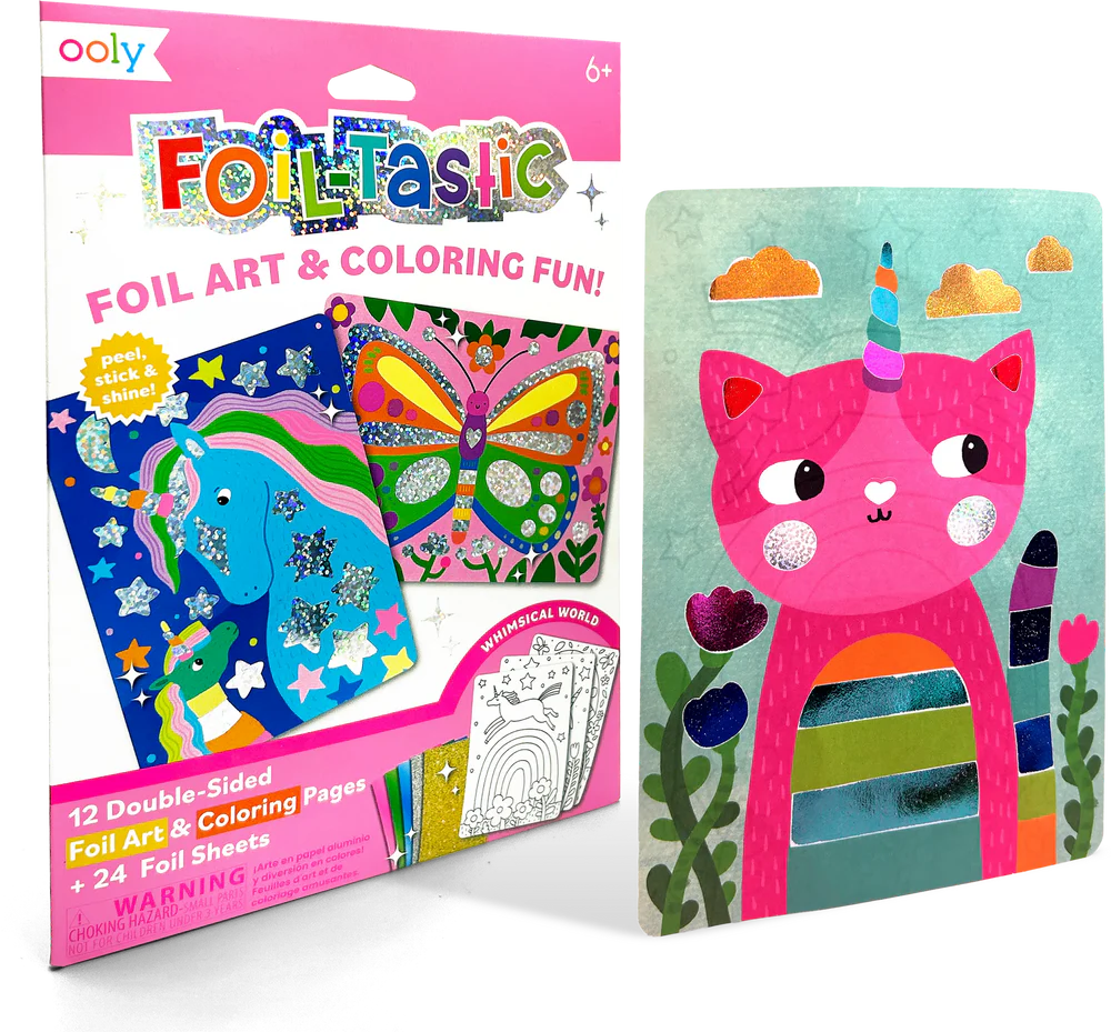 Foil-tastic Foil Art & Coloring Set - Whimsical World