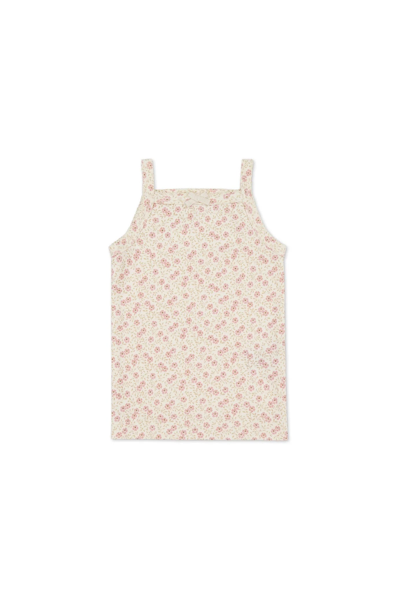 Organic Cotton Tank | Pink Floral