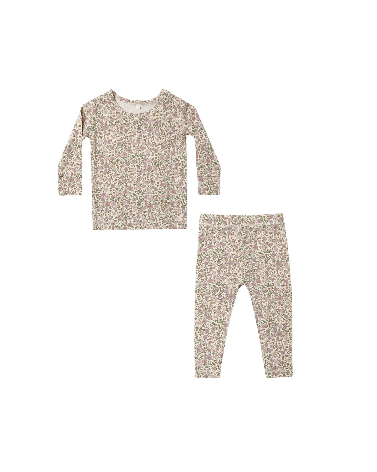 Bamboo Pajama Set | Mauve Bloom