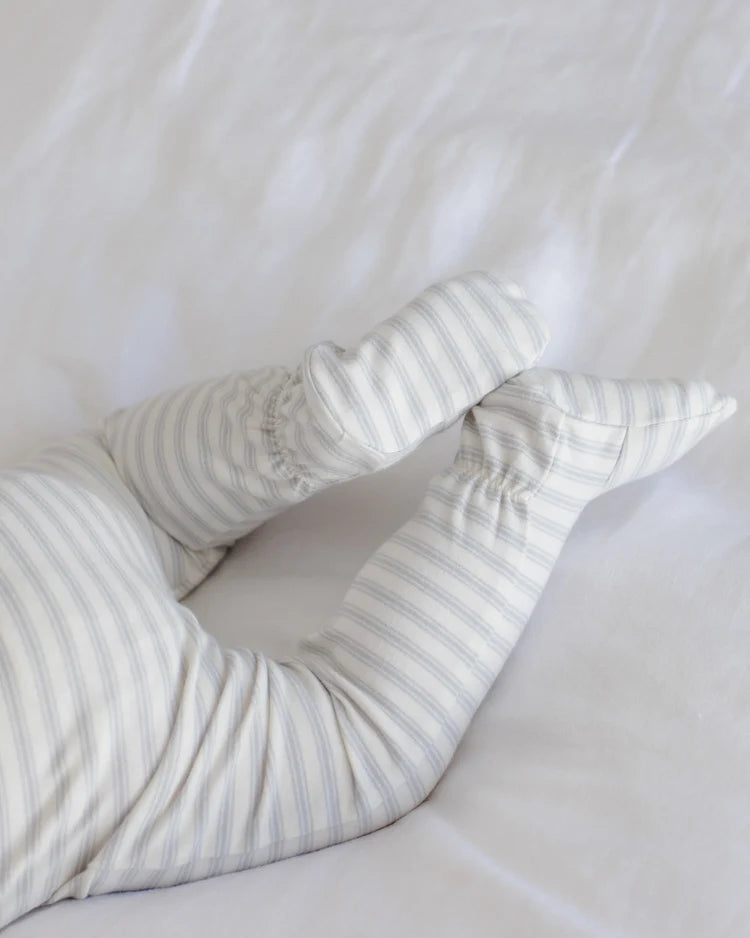 Zip Long Sleeve Sleeper Footie Cloud Stripe