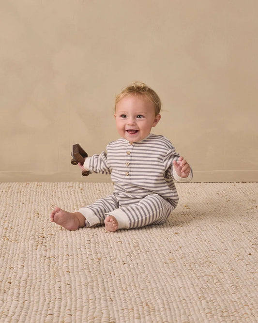 Relaxed Jumpsuit Slate Stripe
