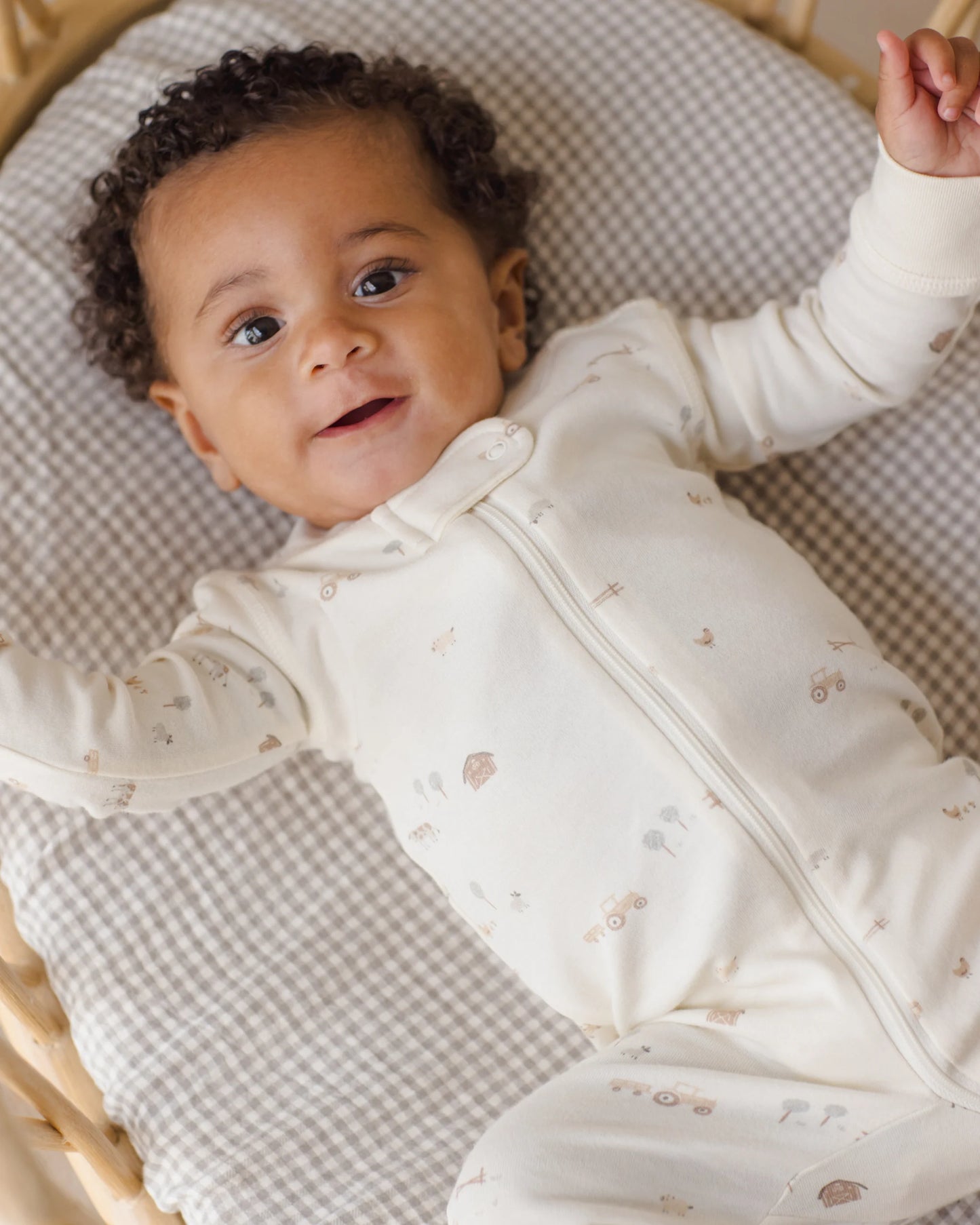 Zip Long Sleeve Sleeper Footie (Bunnies)