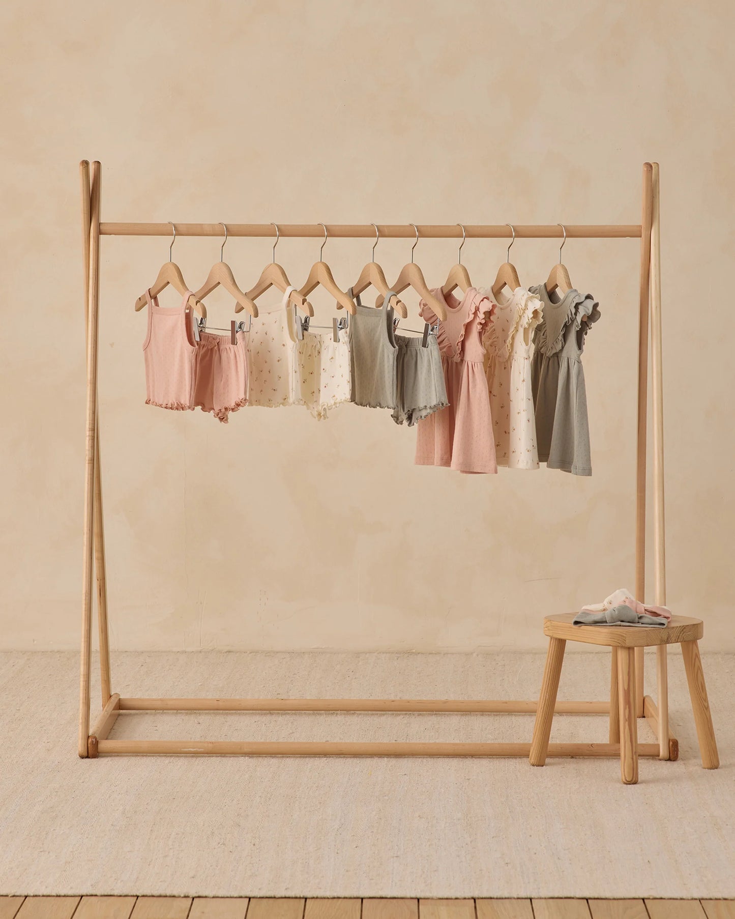 Pointelle Tank + Shortie Set (Melon)