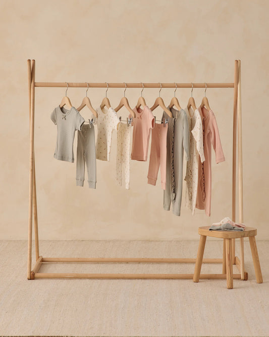 Pointelle Tee + Leggings (Melon)