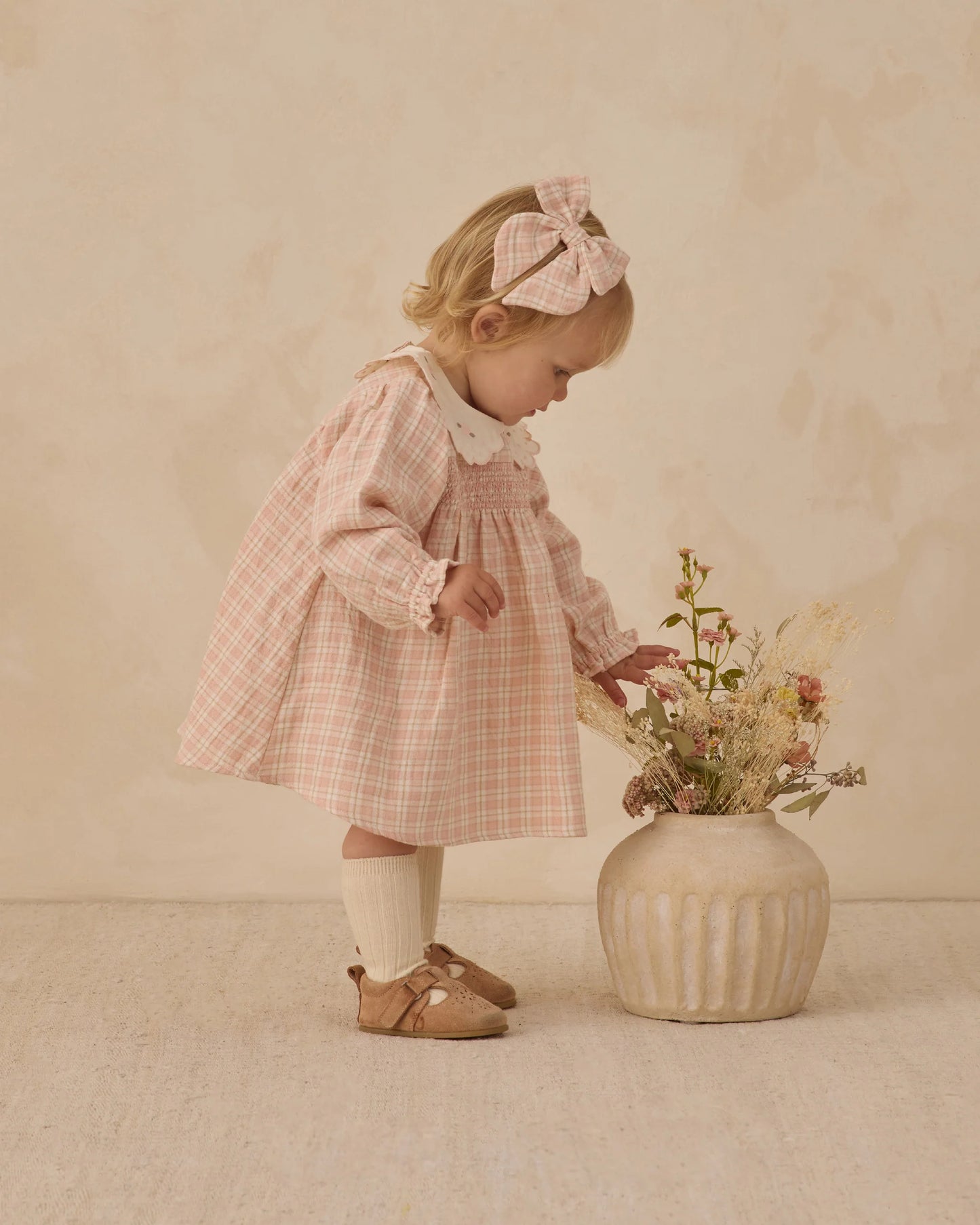 Callie Dress (Pink Plaid)