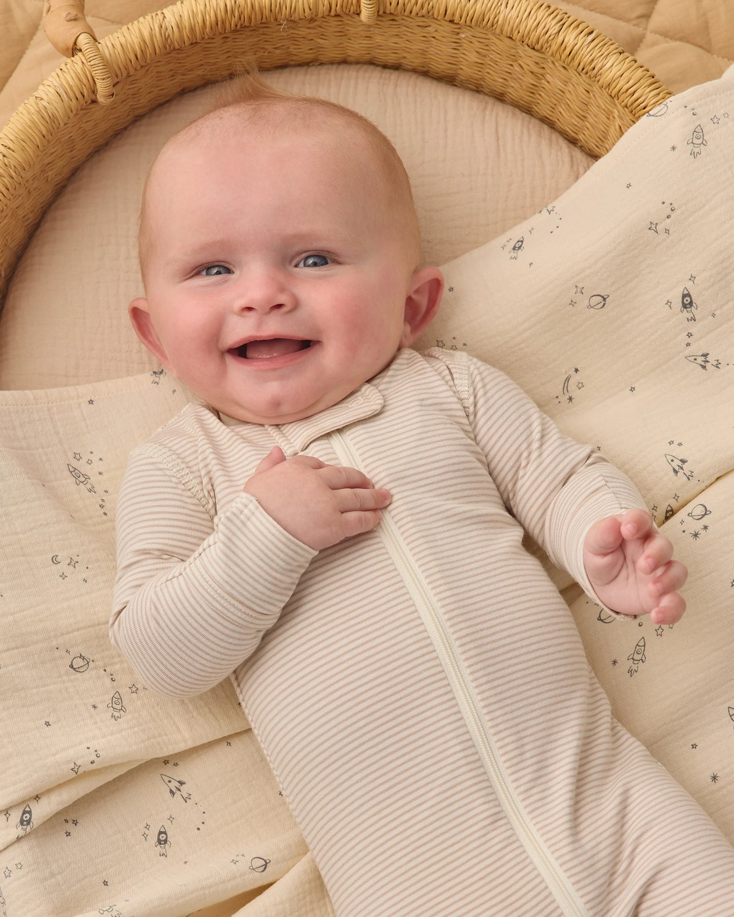 Zip Longsleeve Sleeper Footie Oat Microscope
