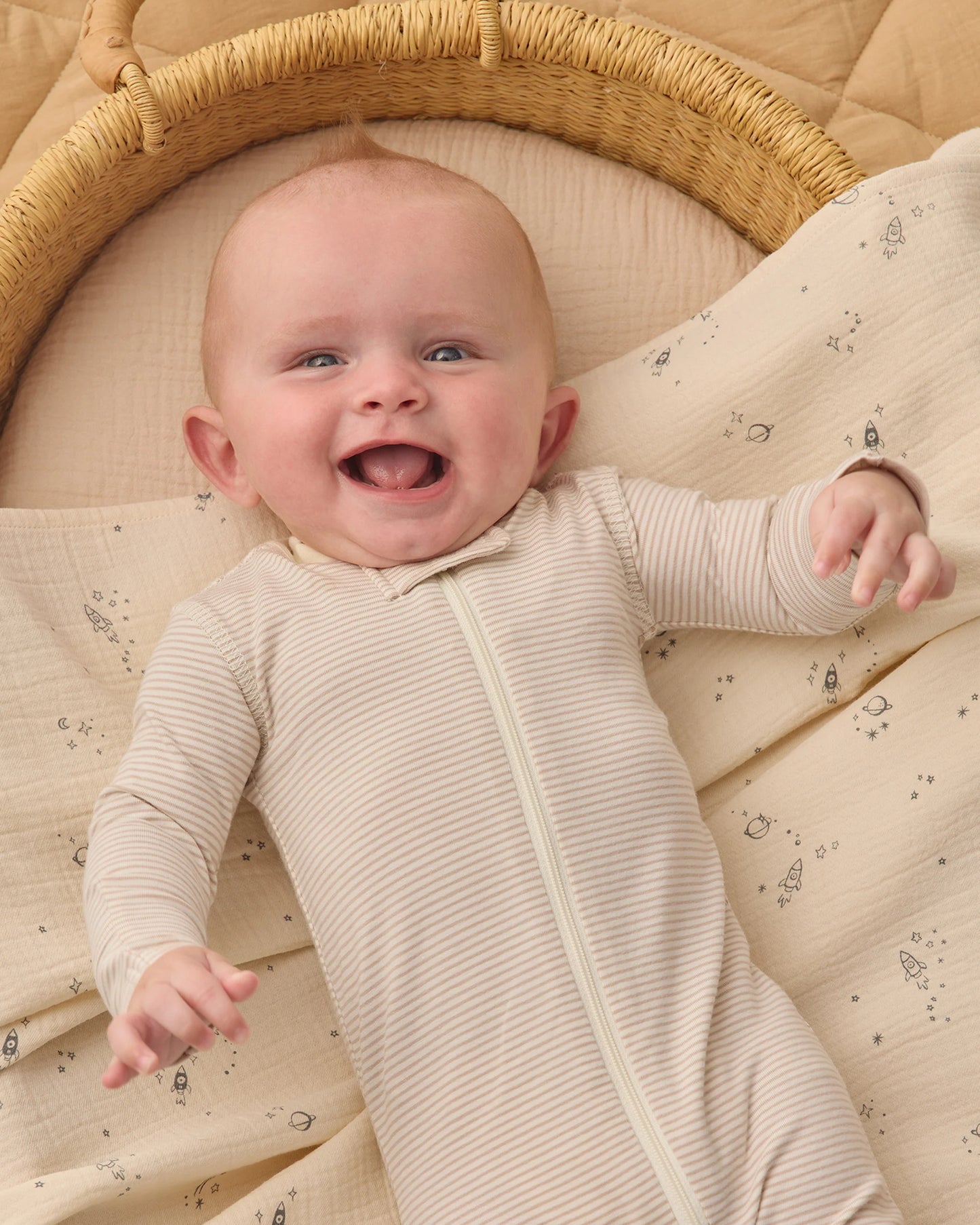 Zip Longsleeve Sleeper Footie Oat Microscope