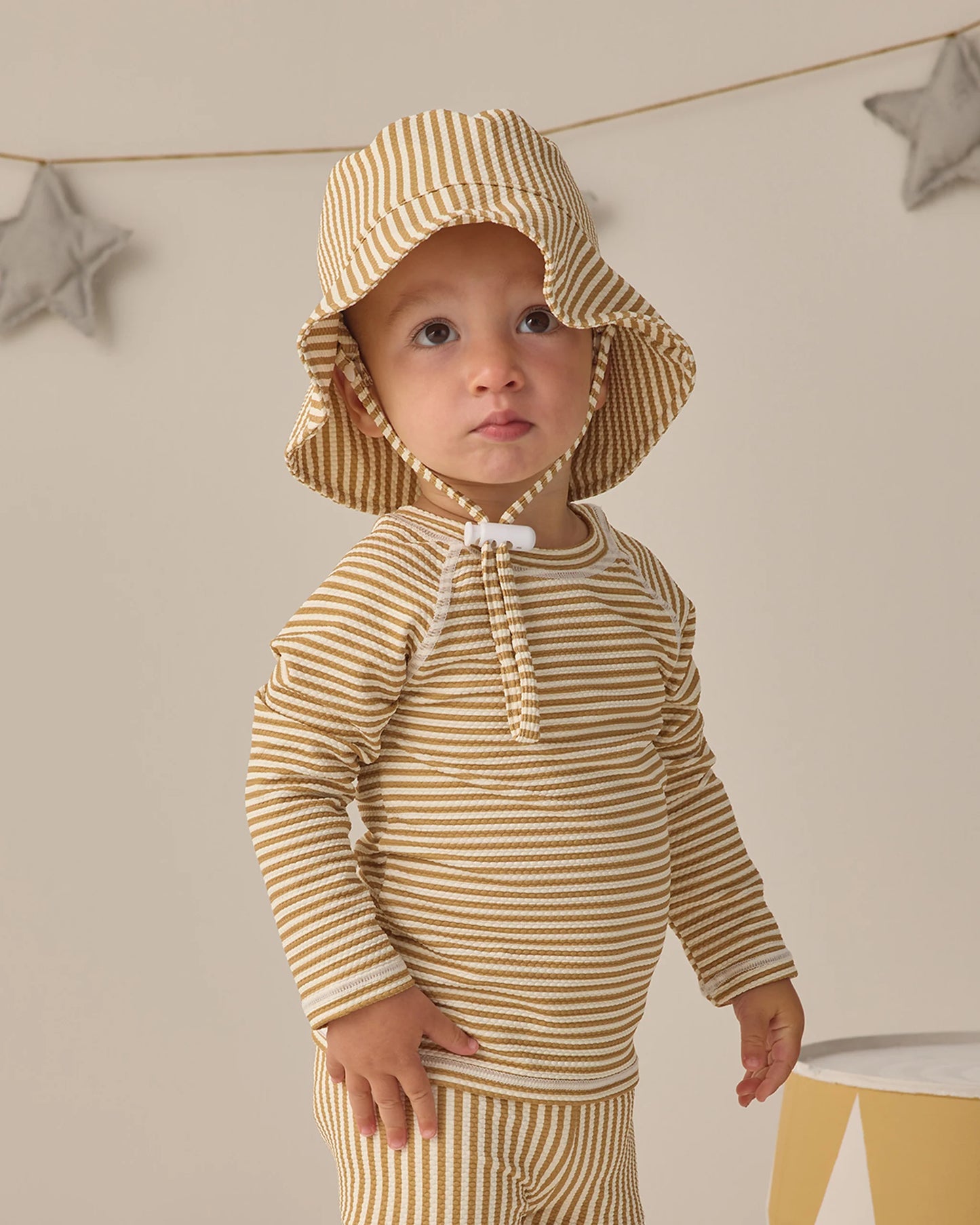 Finn Rashguard + Short Set Honey Stripe
