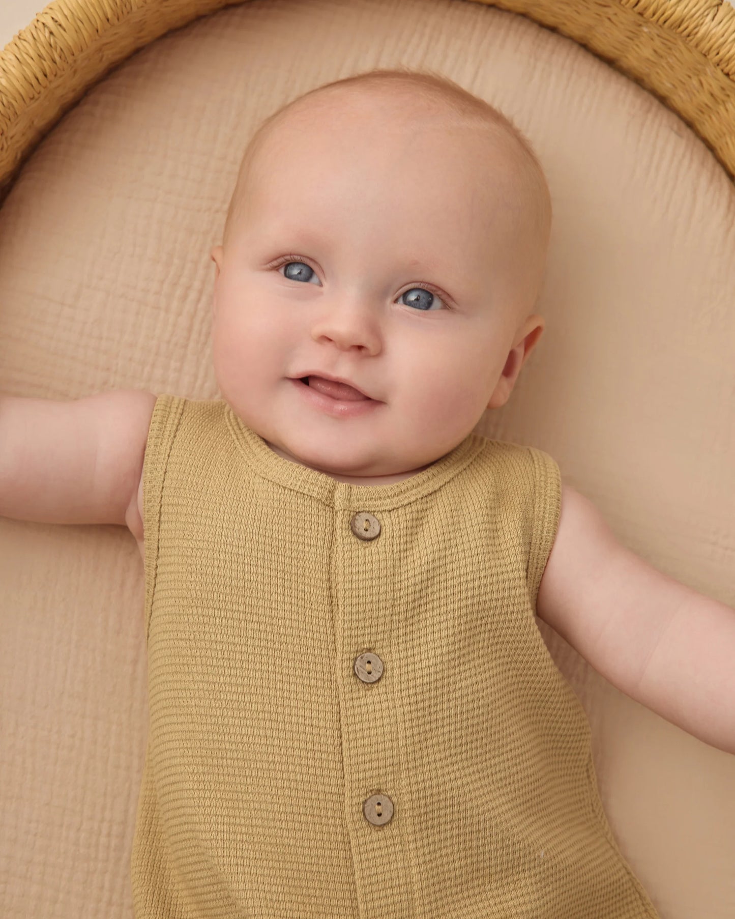 Waffle Jumpsuit Honey