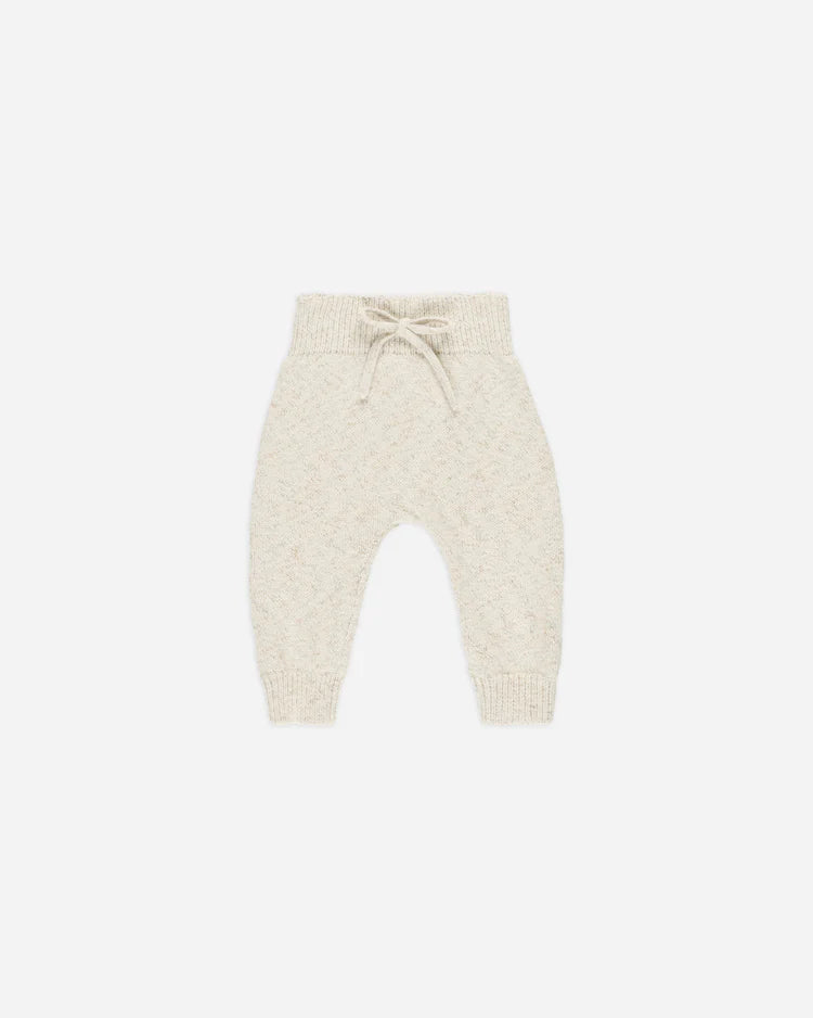 Knit Pant || Speckled Natural