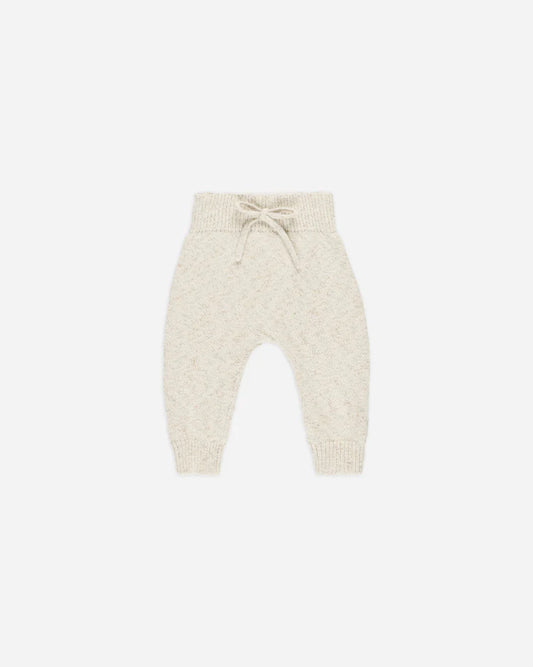 Knit Pant || Speckled Natural